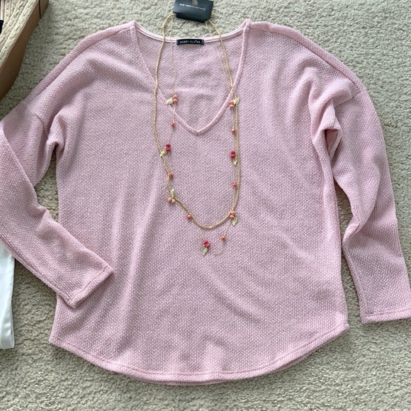 Super Soft, Pink Long Sleeve Top - Picture 3 of 6